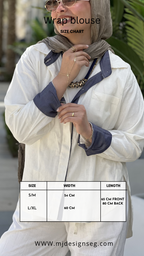 Linen Wrap Blouse