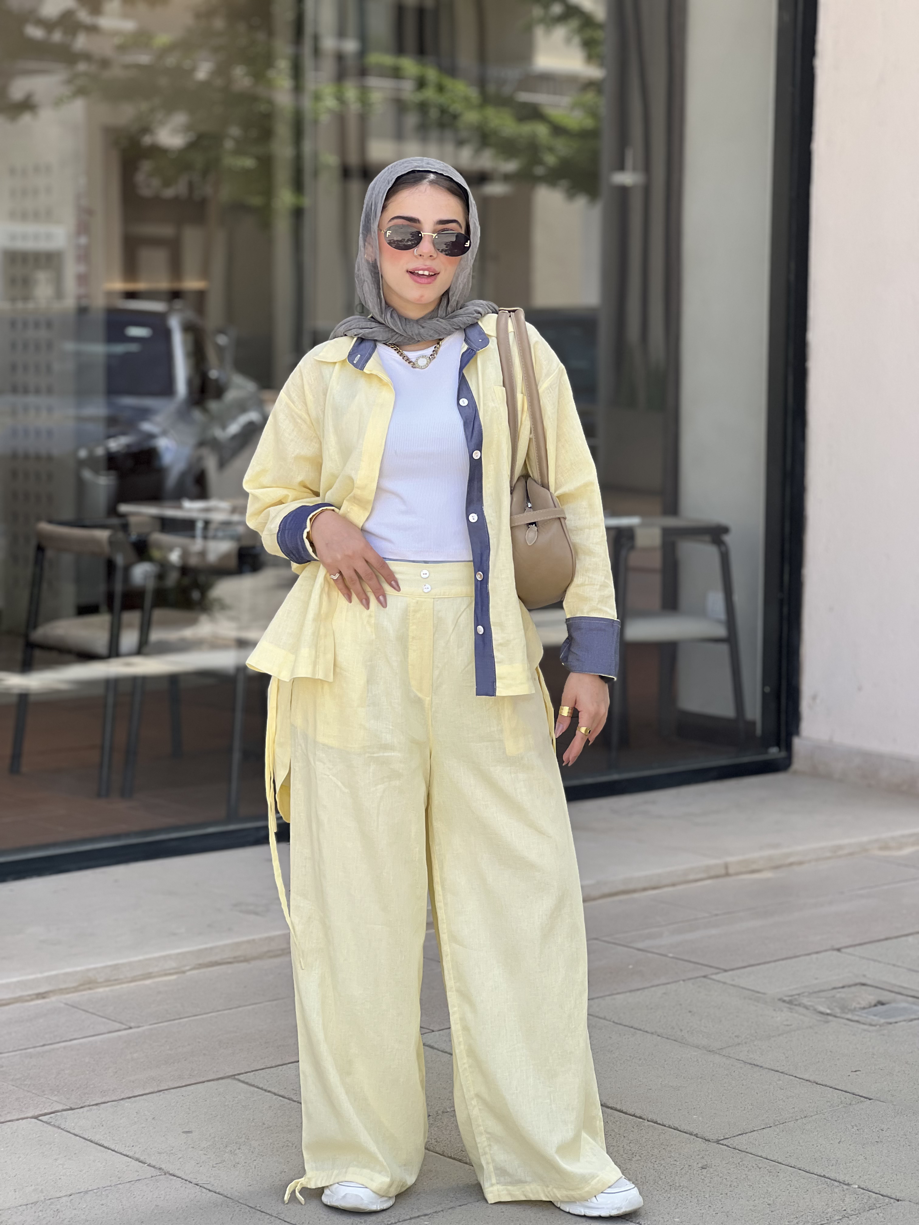Linen Padded Pants